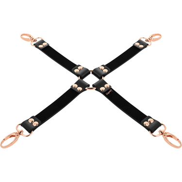 Croce di Legatura in Pelle Vegana per Bondage Fantasy BDSM